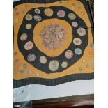 Genuine Hermes 100% Silk Scarf, Classic Hermes vintage with hand rolled hem.