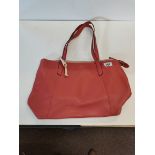 Radley tote / shoulder bag in Coral with dust bag