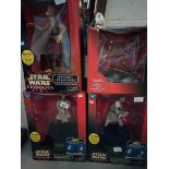 4 Boxed Voice activated Star Wars Toys