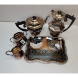 Sheffield Silver Teapot and Coffee Pot