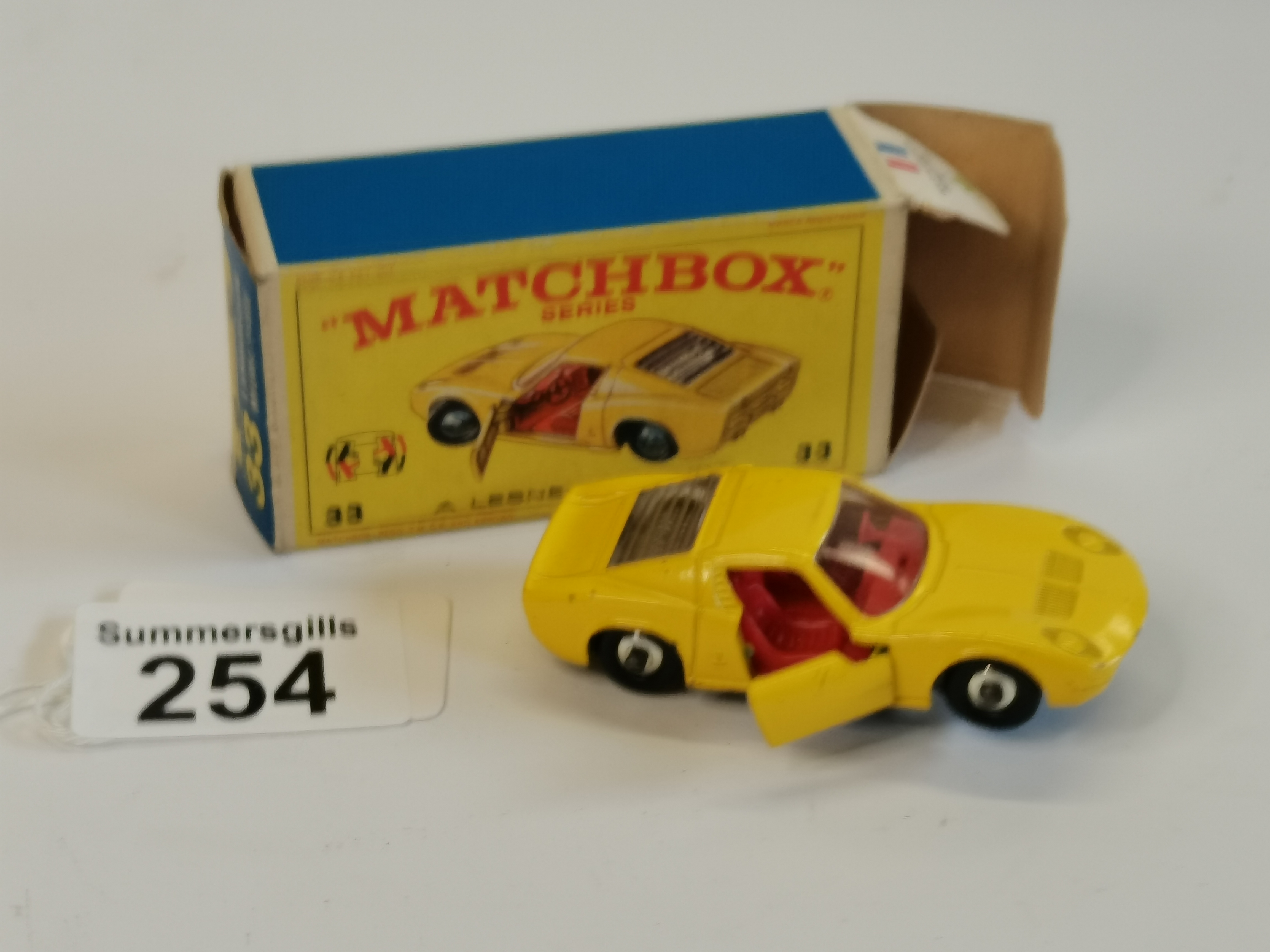 Matchbox Lamborghini Mura P400 in original box - Image 2 of 2