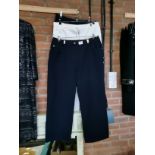 St Johns size 12 Navy knitted skirt plus jeans