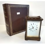 Matthew Norman Brass Carriage clock