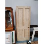 5 x stripped pine doors
