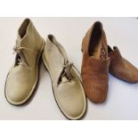 Bally "Molte" ankle boot plus Bally brown cord loafer