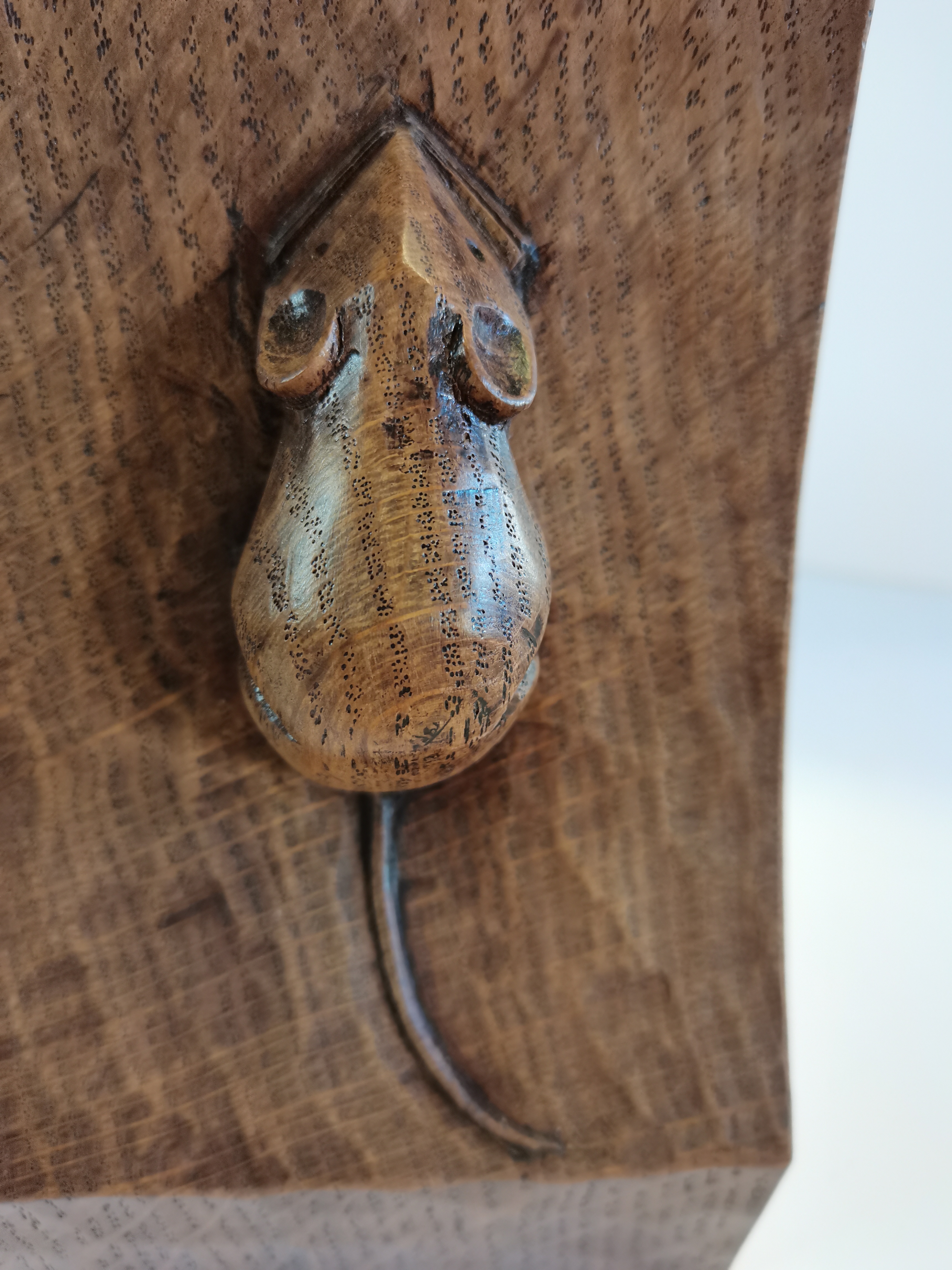 A Pair of Mouseman Bookends - Image 3 of 3