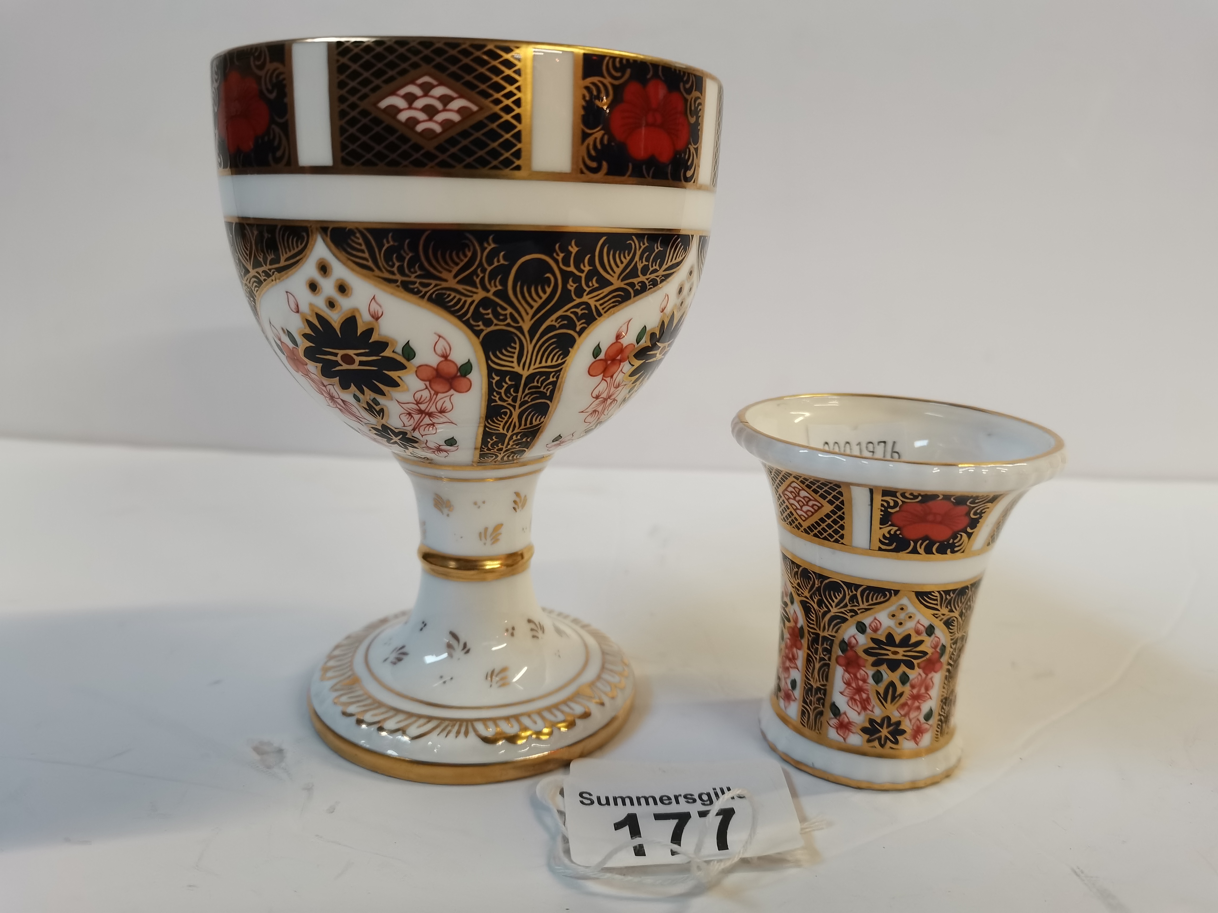 Royal Crown Derby Goblet 1128 good condition plus
