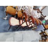 x4 cane bedroom chairs