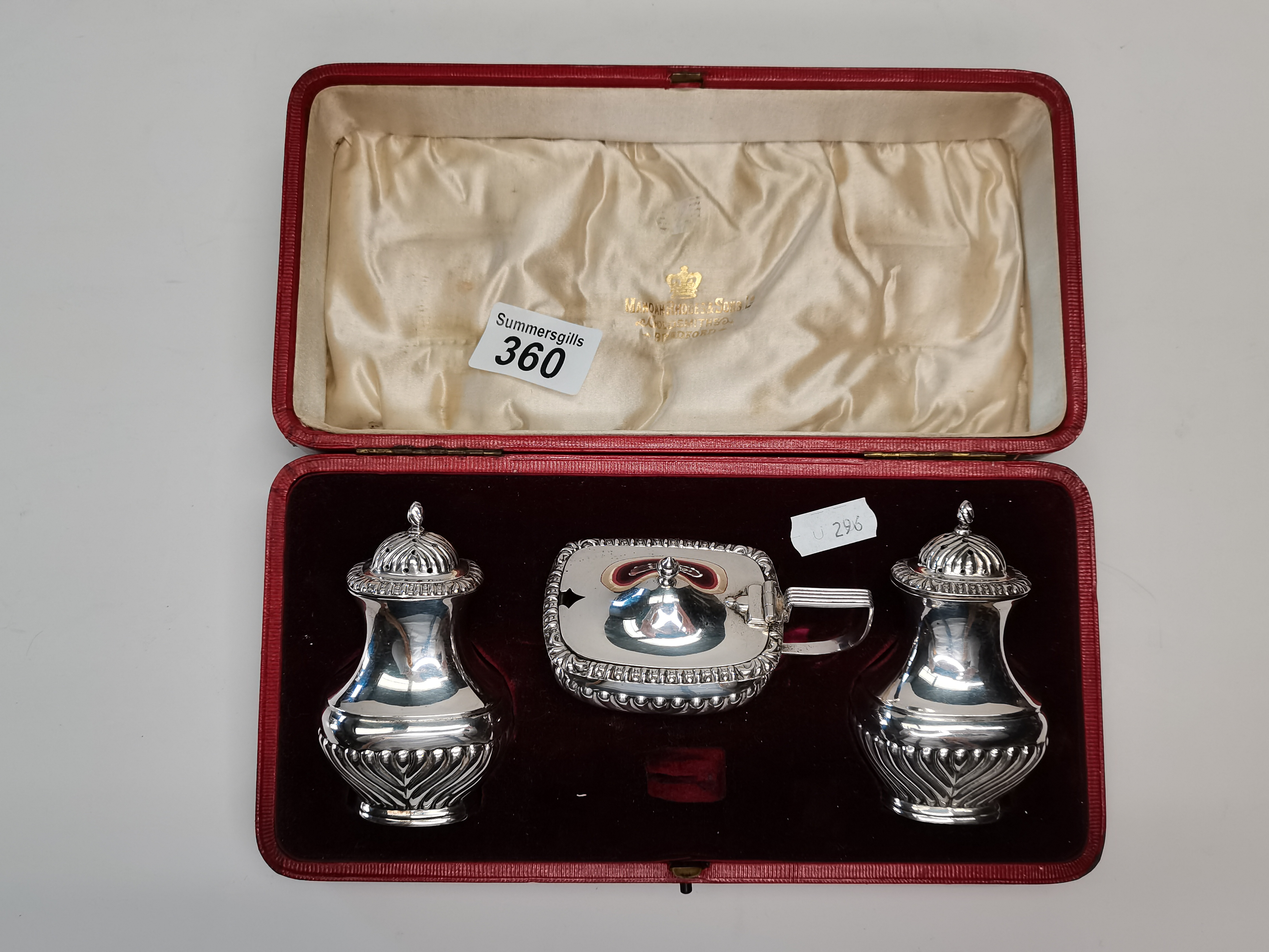 Silver Cruet set