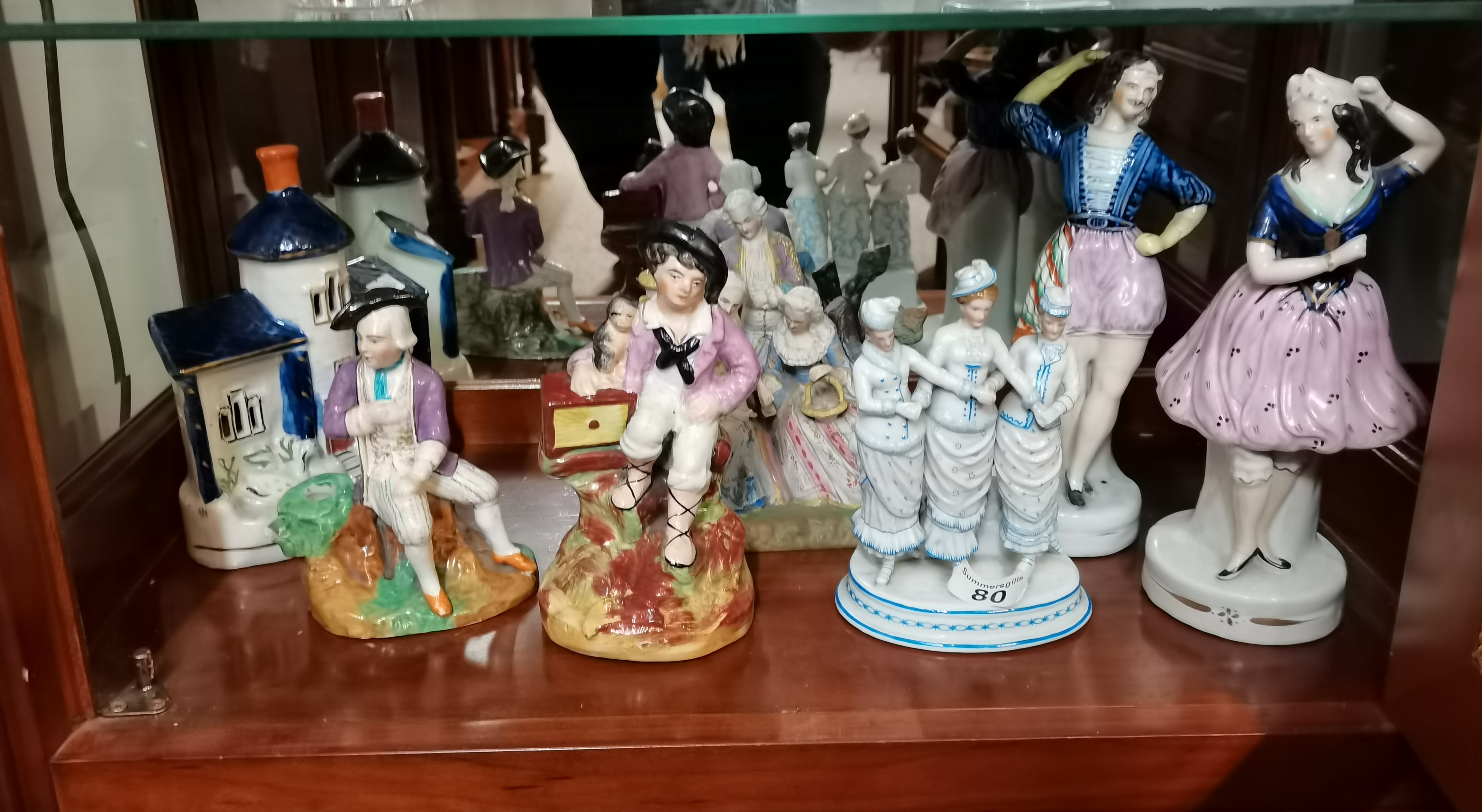 A Collection of vintage porcelain figurines