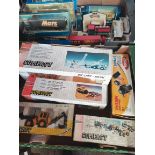 2 Boxes of Die-Cast Lorries and Construction Toys By Joal and Corgi Plus some Days Gone By Cars