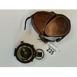 WW1 Compass in leather case