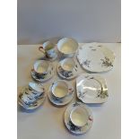 ENA Salisbury tea set and plates, jug and bowl. Good condition