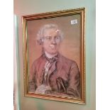 Pastel portrait of a gent