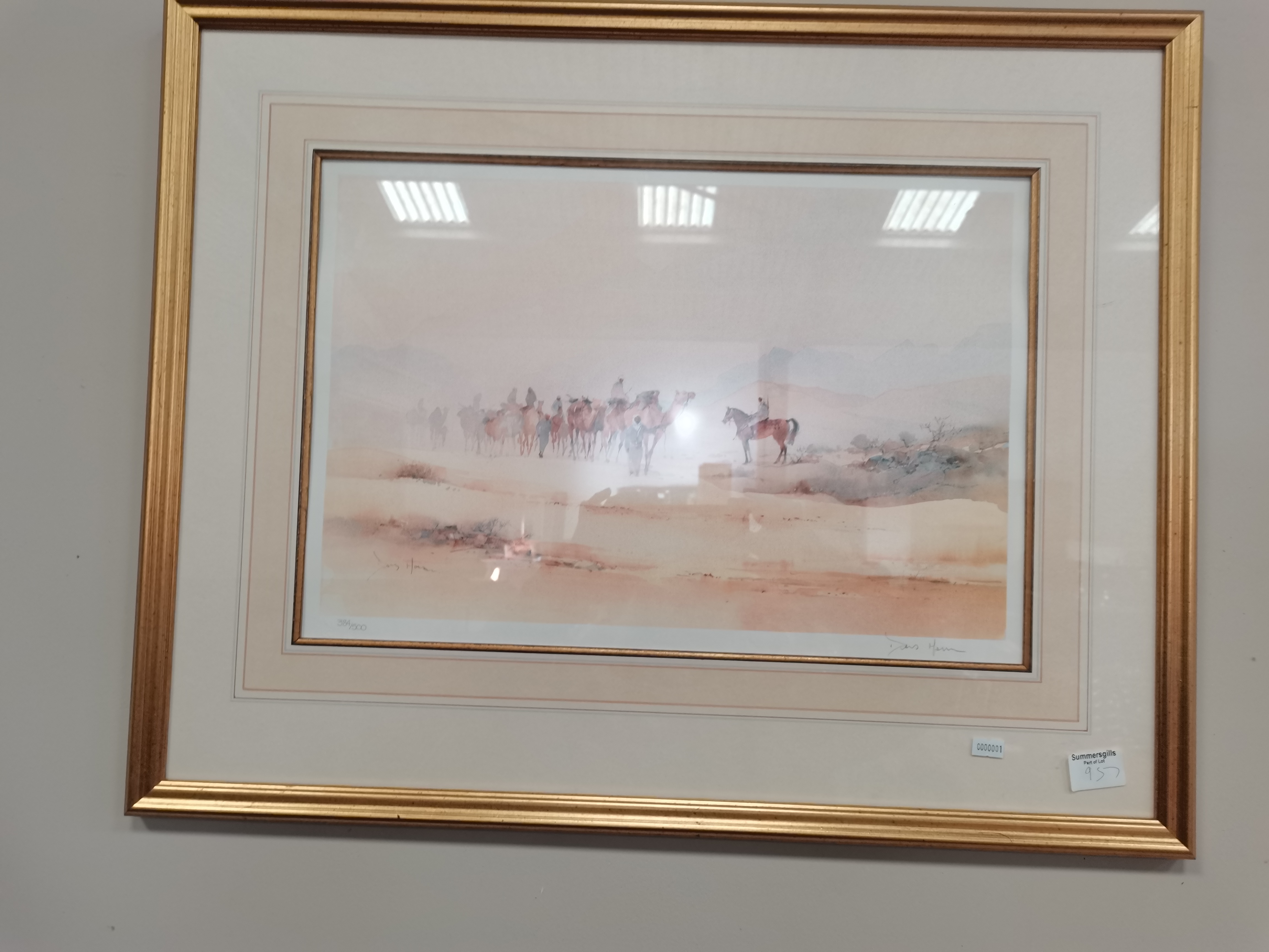 3 x framed watercolours - Image 2 of 3