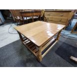 Yorkshire Oak Otterman Large refectory coffee table