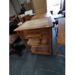 Pine kitchen storage unit W70cm x D54cm