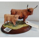 Vintage Border fine Arts model 167 Highland cow an