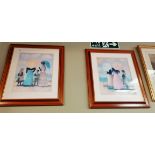 2 x Framed Pastel Prints by James Tytler