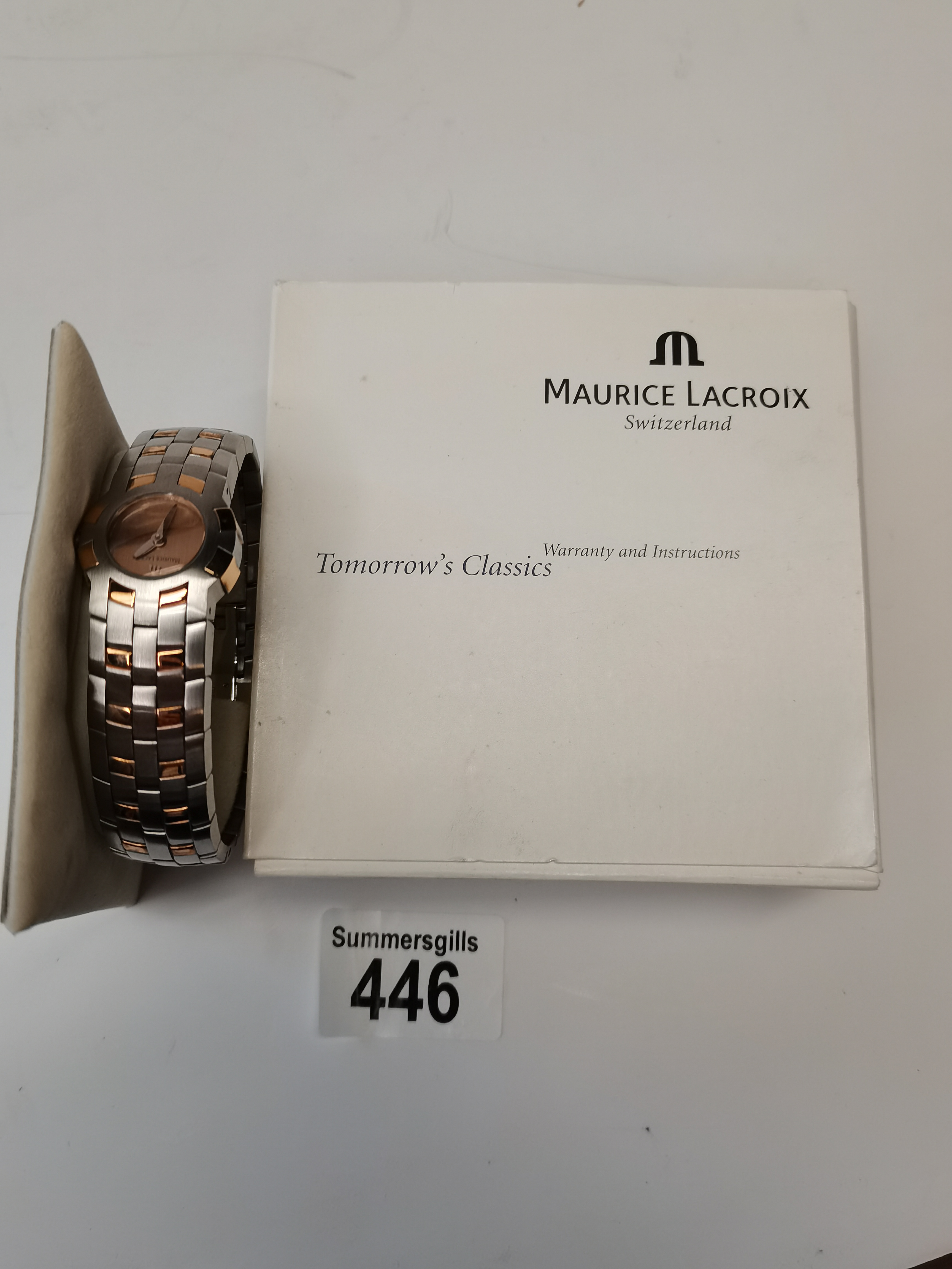 Maurice Lacroix Switzeland steel ladies wristwatch