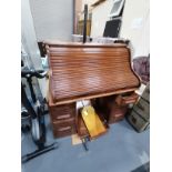 Antique wooden writing bureau