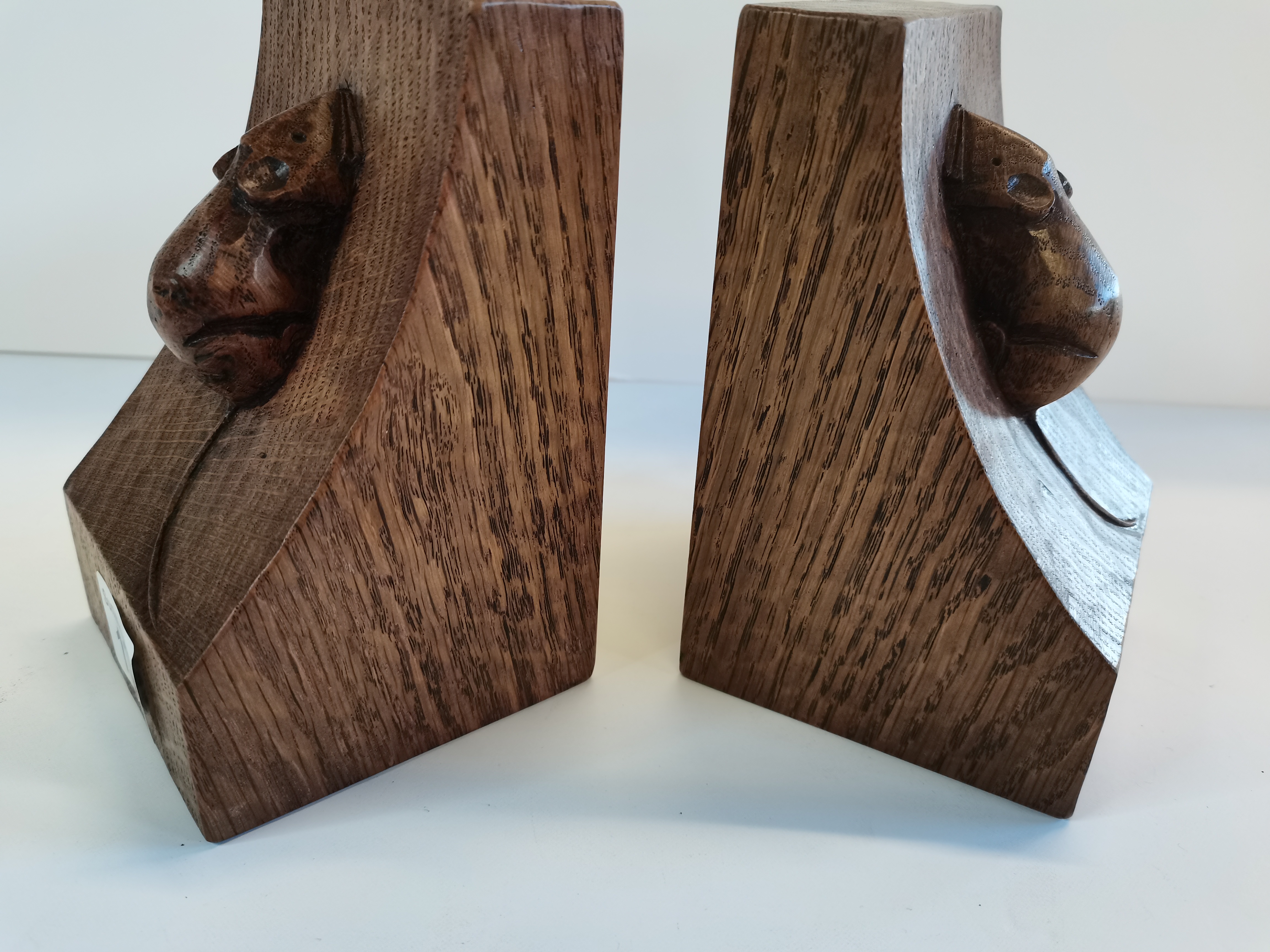 A Pair of Mouseman Bookends