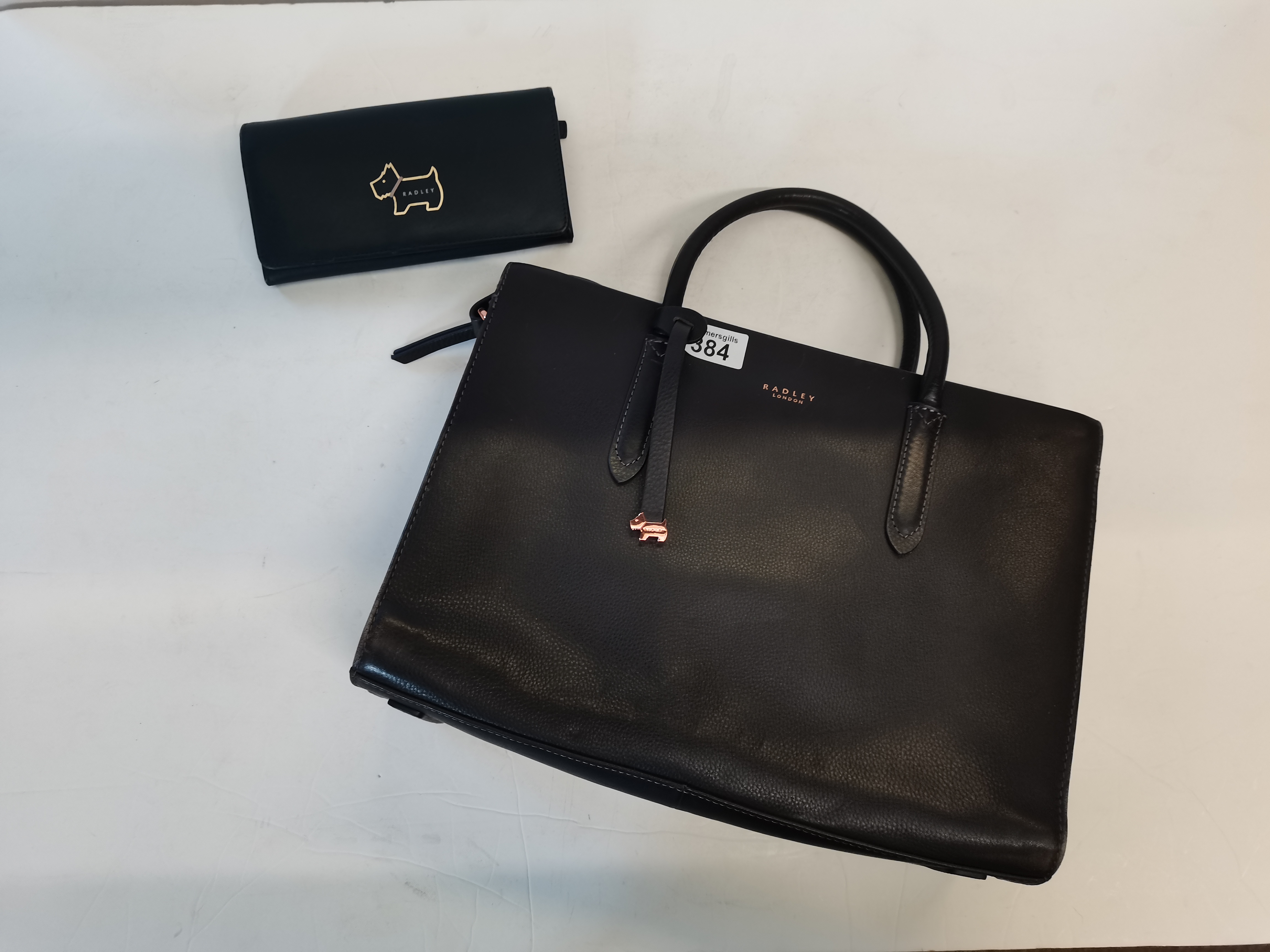 Dark brown / Indigo Radley handbag with dust bag