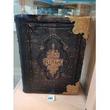 Antique Leather bound Victorian Family Bible