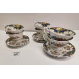 x6 Shelly Tea Cups and saucers 13291