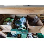 3 Boxes of Miscellaneous to Include Carlton ware Wedgwood and Glassware