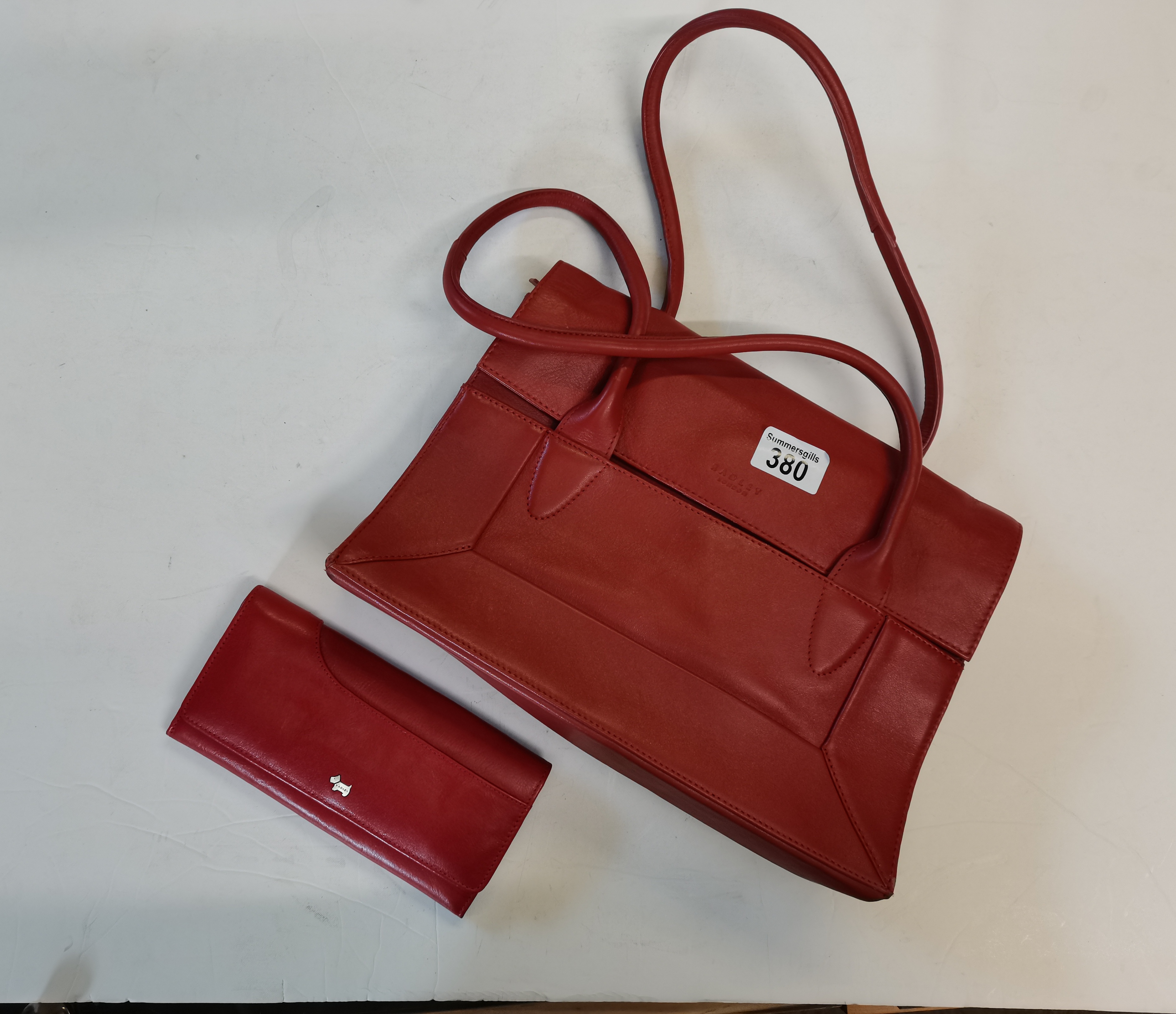 Rust Red Radley handbag with dust bag and purse - Image 2 of 2