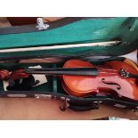 Violin in case (A/F)