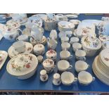 Large collection of Royal Worcester Evesham plus tea set