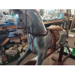 Antique Grey rocking horse by G and J Lines