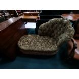 Antique small Chaise Longue