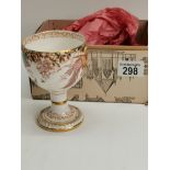 Crown Derby Goblet 'Olde Avesbury' with box