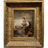 CIRCLE OF SIR DAVID WILKIE, R.A., FIFIE, 1785 - 1841, 19TH CENTURY OIL ON PANEL