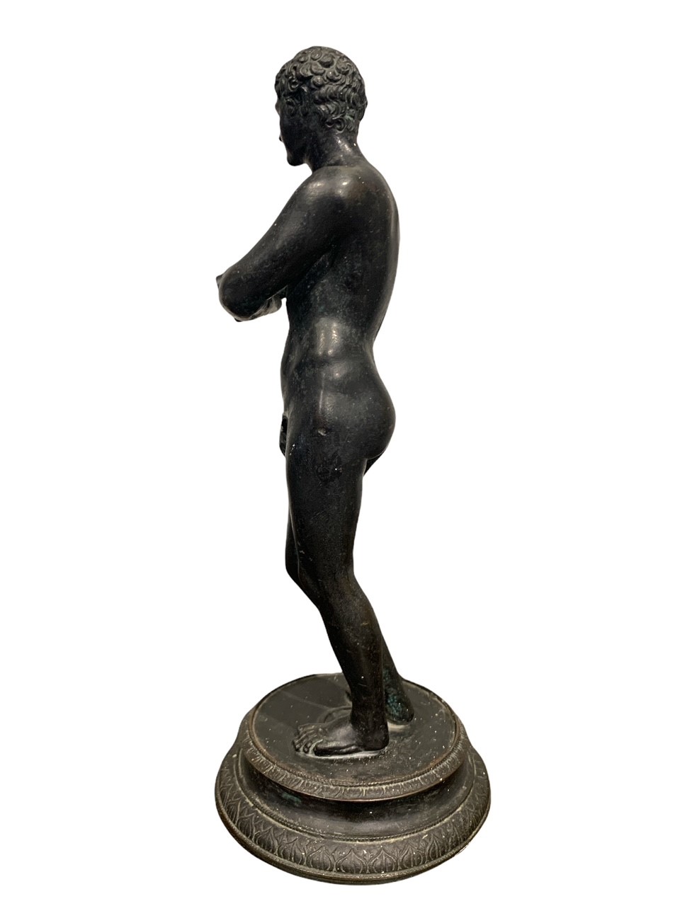 AFTER THE ANTIQUE, MODEL OF LYSIPPOS, A 19TH CENTURY GRAND TOUR BRONZE OF APOXYOMENOS 'The - Bild 2 aus 4