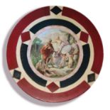 A LATE 19TH/EARLY 20TH CENTURY VIENNA CHARGER Decorated with a classical scene. (38cm)