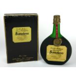 SAMALENS, A VINTAGE GREEN BOTTLE OF ARMAGNAC Gold label 'Veile Relique Armagnac 24 1/2 fl oz