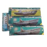 A BOXED REVELL PLASTIC MODEL KIT OF GERMAN SUBMARINE V11C/1, ATLANTIC VERSION With realistic surface