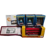 CORGI, DIECAST, A VINTAGE DOUBLE DECKER BUS With Hamleys livery, in a fitted box, together with a