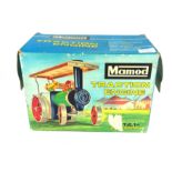 A VINTAGE MAMOD TE 1A SPIRIT BURNING LIVE STEAM TRACTOR With push rod and funnel, boxed.