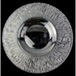 LALIQUE, FRANCE, A FROSTED AND POLISHED GLASS CHARGER Moulded on border with continuous stylized