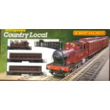 A HORNBY COUNTRY LOCAL TRAIN SET, BOXED. Condition: unused, box slightly worn