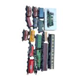 A COLLECTION OF UNBOXED READY TO RUN LOCOMOTIVES AND ROLLING STOCK To include three diesels, two