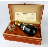 A VINTAGE 70CL BOTTLE/CARAFE OF CRISTAL COGNAC The cut glass bottle with additional stopper and