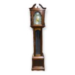 EMPEROR CLOCK COMPANY, A LIMITED EDITION MAHOGANY CASED GRANDMOTHER CLOCK Having a brass moon