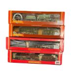 A COLLECTION OF FOUR 00 GAUGE RAILWAY LOCOMOTIVES AND TENDERS To include R. 308 LMS Patriot Class