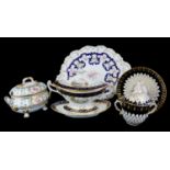 CHELSEA DERBY, AFTER WILLIAM DUESBURY, A FINE 18TH CENTURY, 1796 - 1775, PORCELAIN CHOCOLATE CUP AND